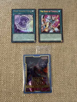 Yu-Gi-Oh! Lot Dark Magical Circle, Field Center, & The Gaze Of Timaeus Near Mint - Image 1