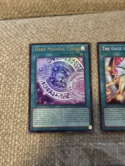 Yu-Gi-Oh! Lot Dark Magical Circle, Field Center, & The Gaze Of Timaeus Near Mint - Image 2