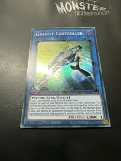 YUGIOH GRAVITY CONTROLLER SUPER RARE MP21-EN020 1ST EDITION - Image 2