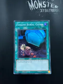 YUGIOH FOOLISH BURIAL GOODS SUPER RARE DASA-EN058 1ST EDITION - Image 1