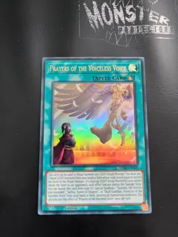 YUGIOH PRAYERS OF THE VOICELESS VOICE ULTRA RARE MP25-EN169 1ST EDITION - Image 1