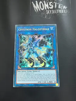 YUGIOH CRYSTRON HALQIFIBRAX ULTRA RARE GFP2-EN149 1ST EDITION - Image 1