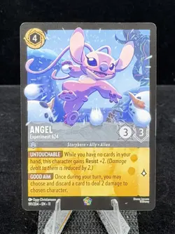 Disney Lorcana-Winterspell-Angel-Experiment 624-#191-Regular-M/NM - Image 4
