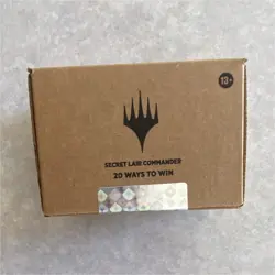 Magic: The Gathering Secret Lair Commander 20 Ways to Win 100-Card Foil Deck Box - Image 1