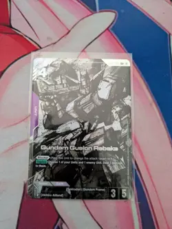 Gundam Fusion Rebake LR+ Card English Rare - Image 1