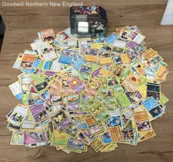 2.5LB Lot of Mixed Various Assorted Pokemon Cards CCG TCG Trading Cards w/ Tin - Image 1