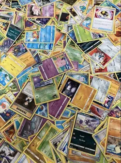 2.5LB Lot of Mixed Various Assorted Pokemon Cards CCG TCG Trading Cards w/ Tin - Image 5