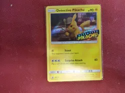 Detective Pikachu SM170 Black Star Promo Stamped Holo Pokemon Card - Image 1