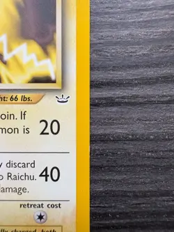 Pokemon TCG Raichu Neo Revelation Card 21/64 Unlimited Rare Non-Holo - Image 4