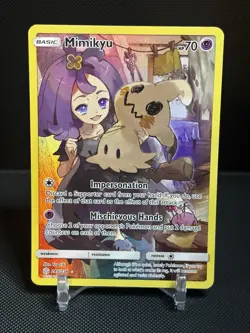 Mimikyu (Secret) 245/236 Sm Cosmic Eclipse Pokemon Card TCG Full Art - Image 1
