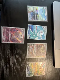 Pokemon Card Lot 5 Japanese IR Near Mint Togekiss Flygon Noctowl lileep cetitan - Image 1