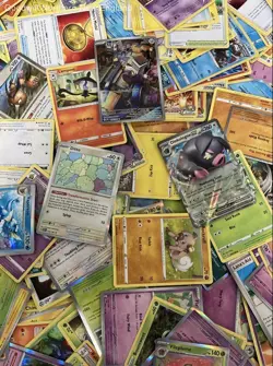 2.5LB Lot of Mixed Various Assorted Pokemon Cards CCG TCG Trading Cards w/ Tin - Image 2