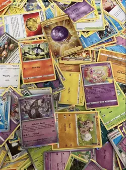 2.5LB Lot of Mixed Various Assorted Pokemon Cards CCG TCG Trading Cards w/ Tin - Image 3