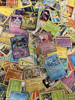 2.5LB Lot of Mixed Various Assorted Pokemon Cards CCG TCG Trading Cards w/ Tin - Image 5