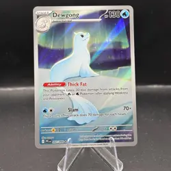 Pokemon Cards Dewgong 097/094 Phantasmal Flames Illustration Rare NM - Image 1