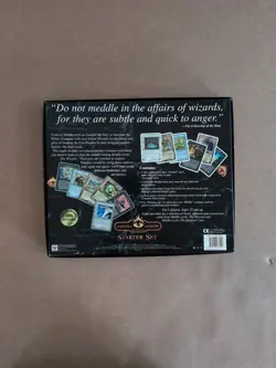 Middle-Earth The Wizards. Starter Set Game #3019 Sealed Cards Not Played - Image 2