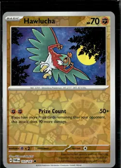 Pokemon Hawlucha 107/167 Twilight Masquerade Reverse Holo Common 5 Card Lot - Image 1