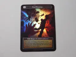 Earthquake Elite Foil Sorcery Beta TCG Trading Card - Image 2