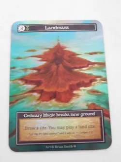 Landmass Ordinary Foil Sorcery Gothic TCG Trading Card - Image 1