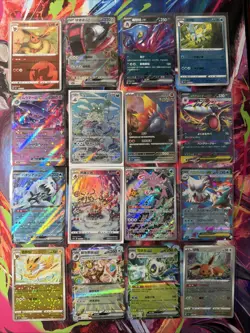 Pokemon 16 Card Lot nm V Max Mega Amazing Ex HOLO Rare Hits Only A20 - Image 1