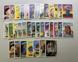 Vintage Garbage Pail Kids 34 Trading Cards Lot 1980s GPK 3rd Series Stickers - Image 1