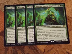 MTG Mutagen Man, Living Ooze x4 Rare Teenage Mutant Ninja Turtles NM Low S&H - Image 1