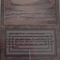 Magic: The Gathering Underground Sea Revised Land Rare Regular Rob Alexander - Image 3