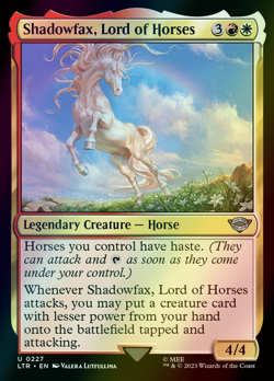MTG Shadowfax, Lord of Horses Foil ** The Lord of the Rings ** English - Image 1