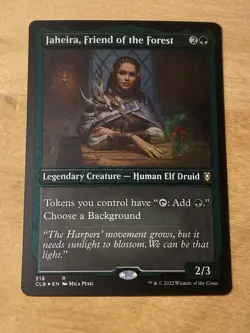 Jaheira, Friend of the Forest Etched FOIL - NM MTG CLB Baldur’s Gate - Image 1