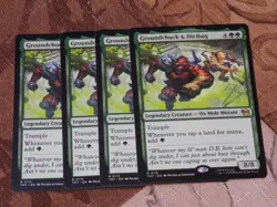 MTG Groundchuck & Dirtbag x4 Rare Teenage Mutant Ninja Turtles NM Low S&H - Image 1