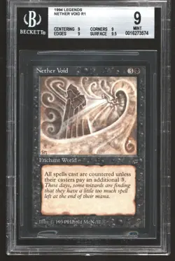 Magic MTG Legends Nether Void BGS 9 (9, 9, 9, 9.5) NEAR MINT NM - Image 1