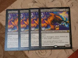 MTG Armaggon, Future Shark x4 Rare Teenage Mutant Ninja Turtles NM Low S&H - Image 1