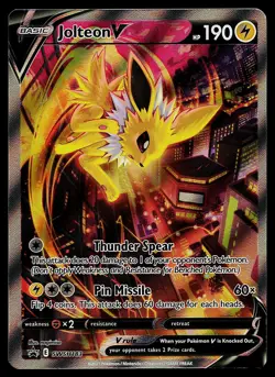 Pokemon Card - Jolteon V Black Star Promo SWSH183 - Image 1