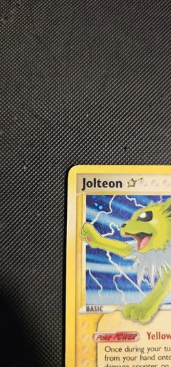 Pokemon Jolteon Gold Star EX Power Keepers Ultra Rare 101/108 Damaged/Creased - Image 2