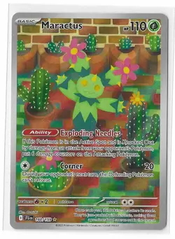 Maractus 160/159 2025 Journey Together Illustration Rare Card Pokemon TCG NM - Image 1