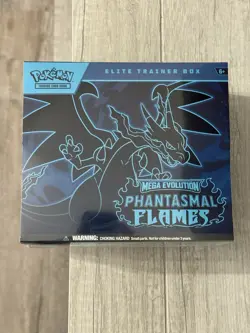 Pokemon Mega Evolution Phantasmal Flames Elite Trainer Box - SEALED - Image 1