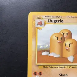 Dugtrio 019/102 Base Set unlimited vintage pokemon non-holo rare - Image 2