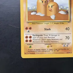 Dugtrio 019/102 Base Set unlimited vintage pokemon non-holo rare - Image 5