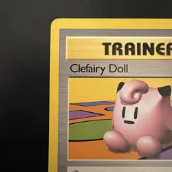 Vintage Pokemon TCG Clefairy Doll Trainer Base Set Rare - Image 2