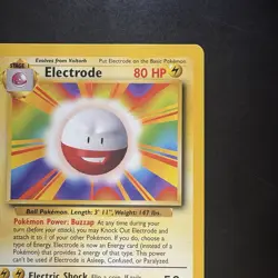 Pokemon Vintage Non-holo Rare Electrode Base Set 21/102 Wotc 1999 - Image 3