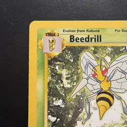 Pokemon Vintage Non-Holo Rare Beedrill 17/102 Base Set WotC 1999 - Image 2