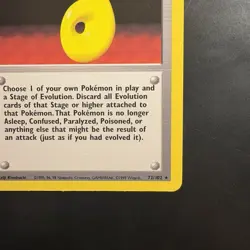 Pokemon Vintage Non-Holo Rare Devolution Spray 072/102 Base Set WotC 1999 - Image 4