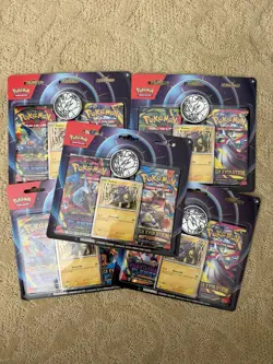 5x Pokemon Mega Evolution Phantasma Flames 2 pack blister - Image 1