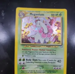 Pokemon TCG #010/111 Meganium (10) Neo Genesis Holo HP - Image 2