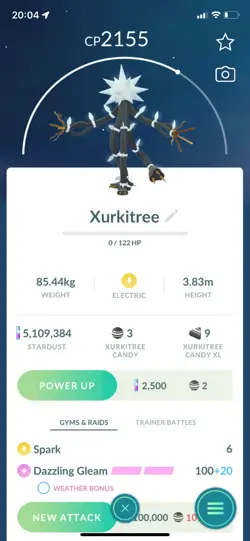 Pokemon Go Ultra Beast Xurkitree ( Normal ) - Image 1