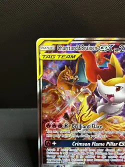 Charizard & Braixen GX Tag Team Ultra Rare Pokemon Black Star SM230 - Image 2