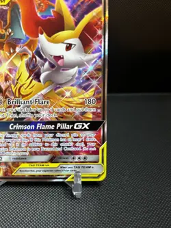Charizard & Braixen GX Tag Team Ultra Rare Pokemon Black Star SM230 - Image 4