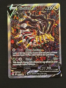 Giratina V Alt Art Lost Origin 186/196 Alternate Art Full Art Pokemon TCG LP - Image 1