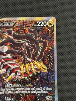 Giratina V Alt Art Lost Origin 186/196 Alternate Art Full Art Pokemon TCG LP - Image 3