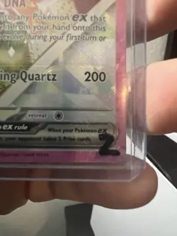 Pokemon Eevee ex 174 Sv: Scarlet & Violet Promo Holo 200 HP Rainbow DNA Quartz - Image 4